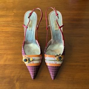 Prada Design Slingback Shoes